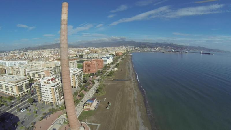 Apartamento Huelin, A 5 Minutos A Pie De La Playa マラガ エクステリア 写真